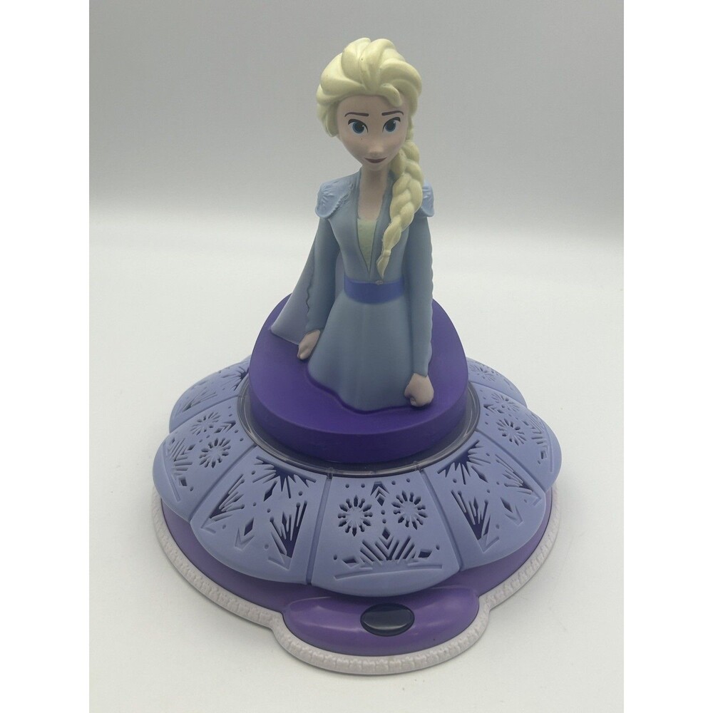 Disney Frozen Elsa Snowflake Light-Up Projector Night Light Purple